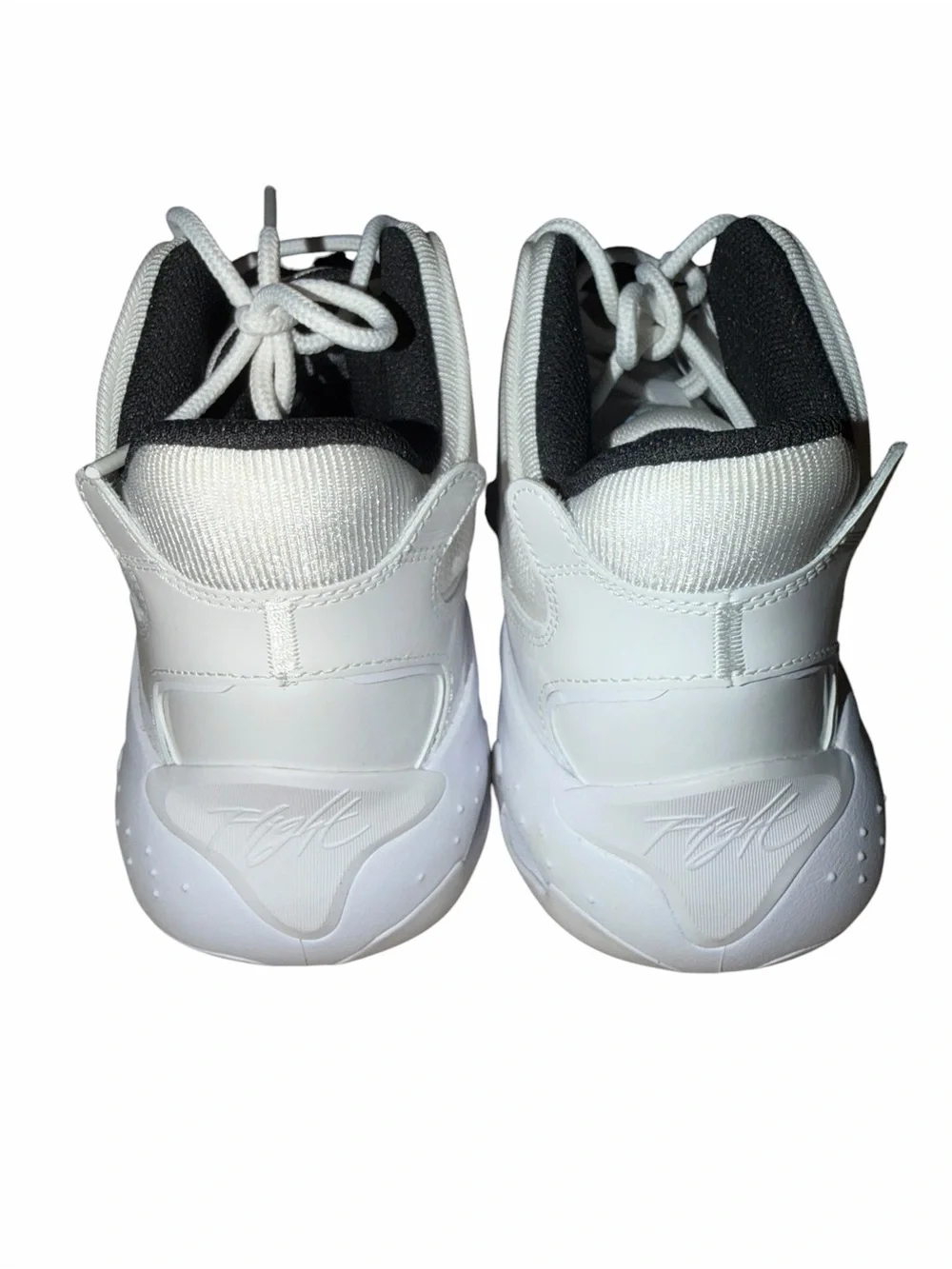 Jordan Men's White and Black Low-Top Sneakers